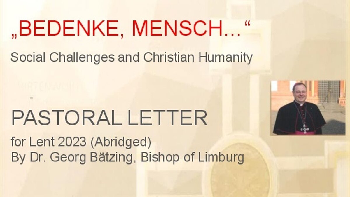 Bishop Bätzing's 2023 Lenten Pastoral Letter