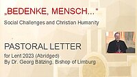 Bishop Bätzing's 2023 Lenten Pastoral Letter