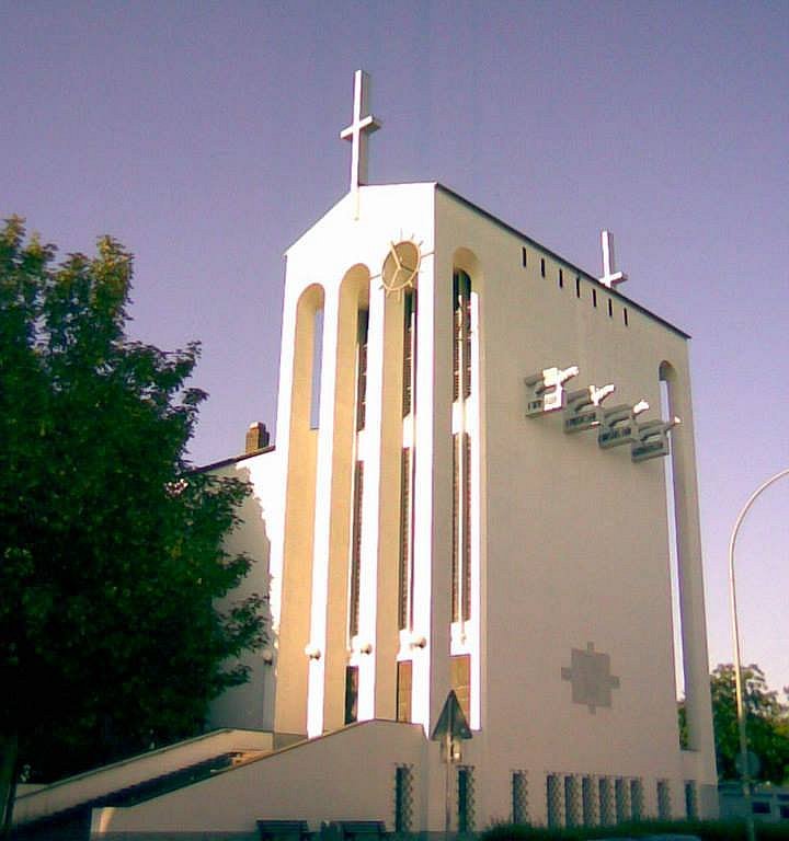 Holy Cross Church in Frankfurt's Bornheim district